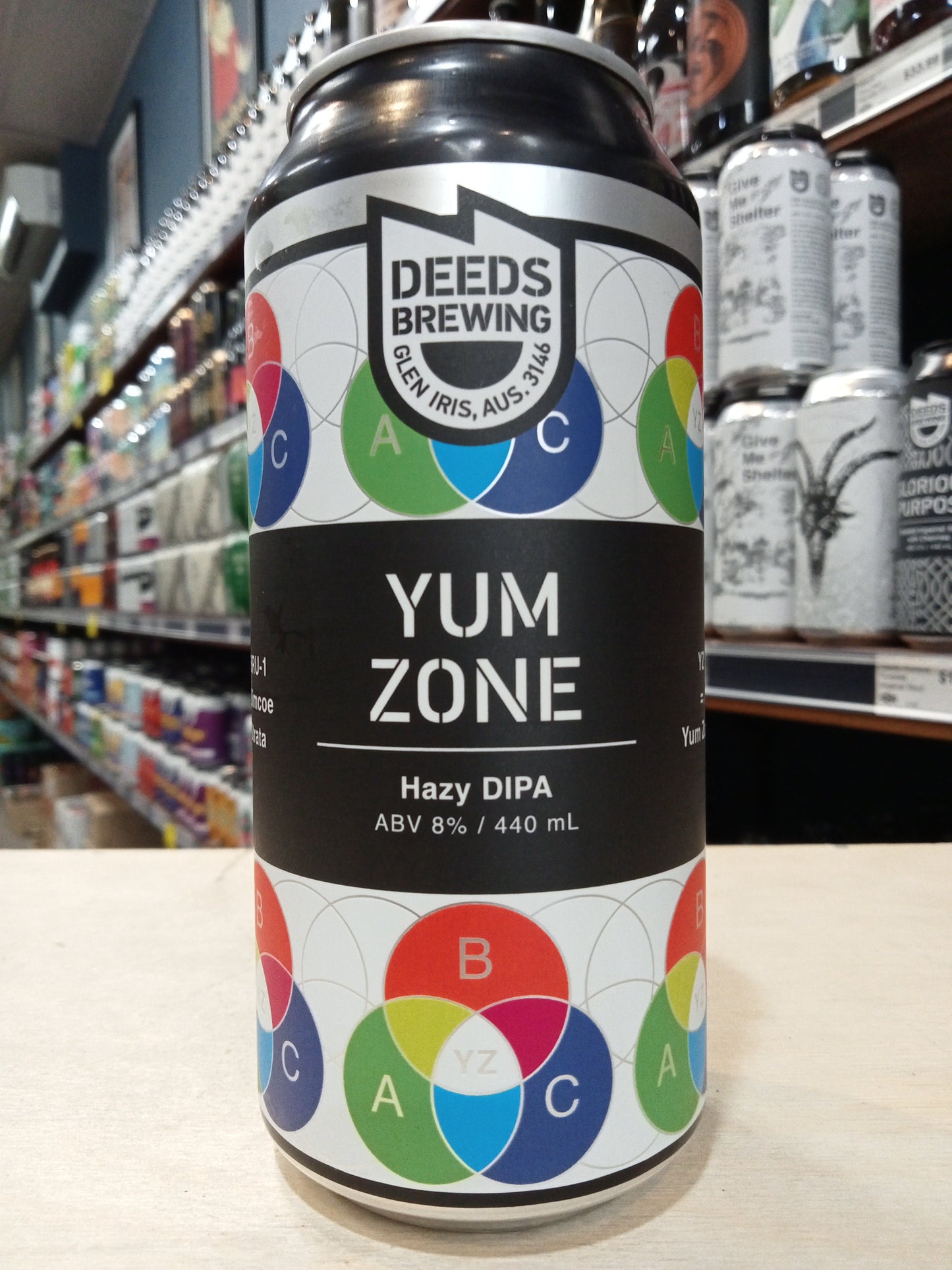 Deeds Yum Zone Hazy DIPA 440ml Can