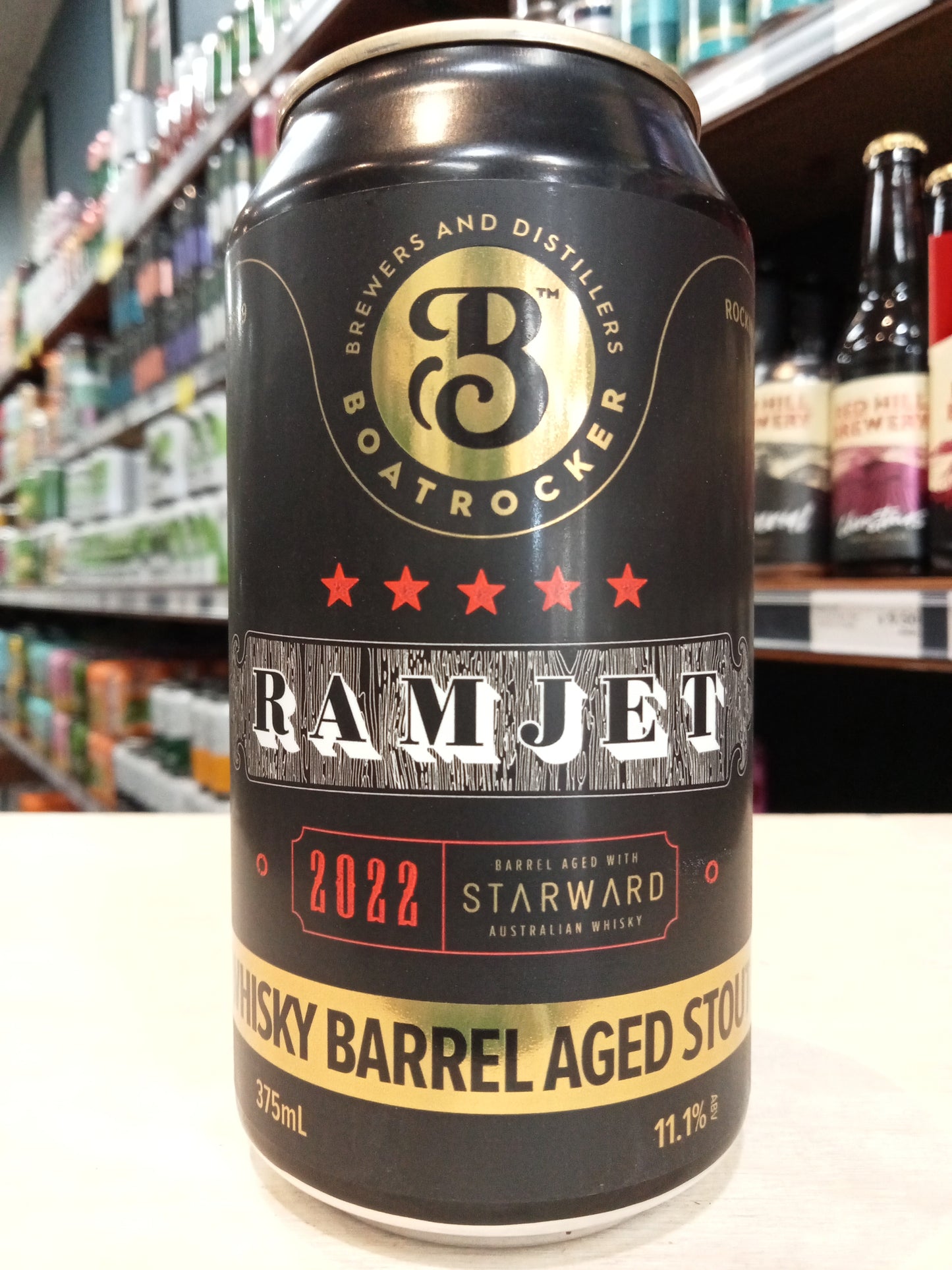 Boatrocker Ramjet 2022 Starward Whisky BA Imperial Stout 375ml Can - Limit 1 Per Customer