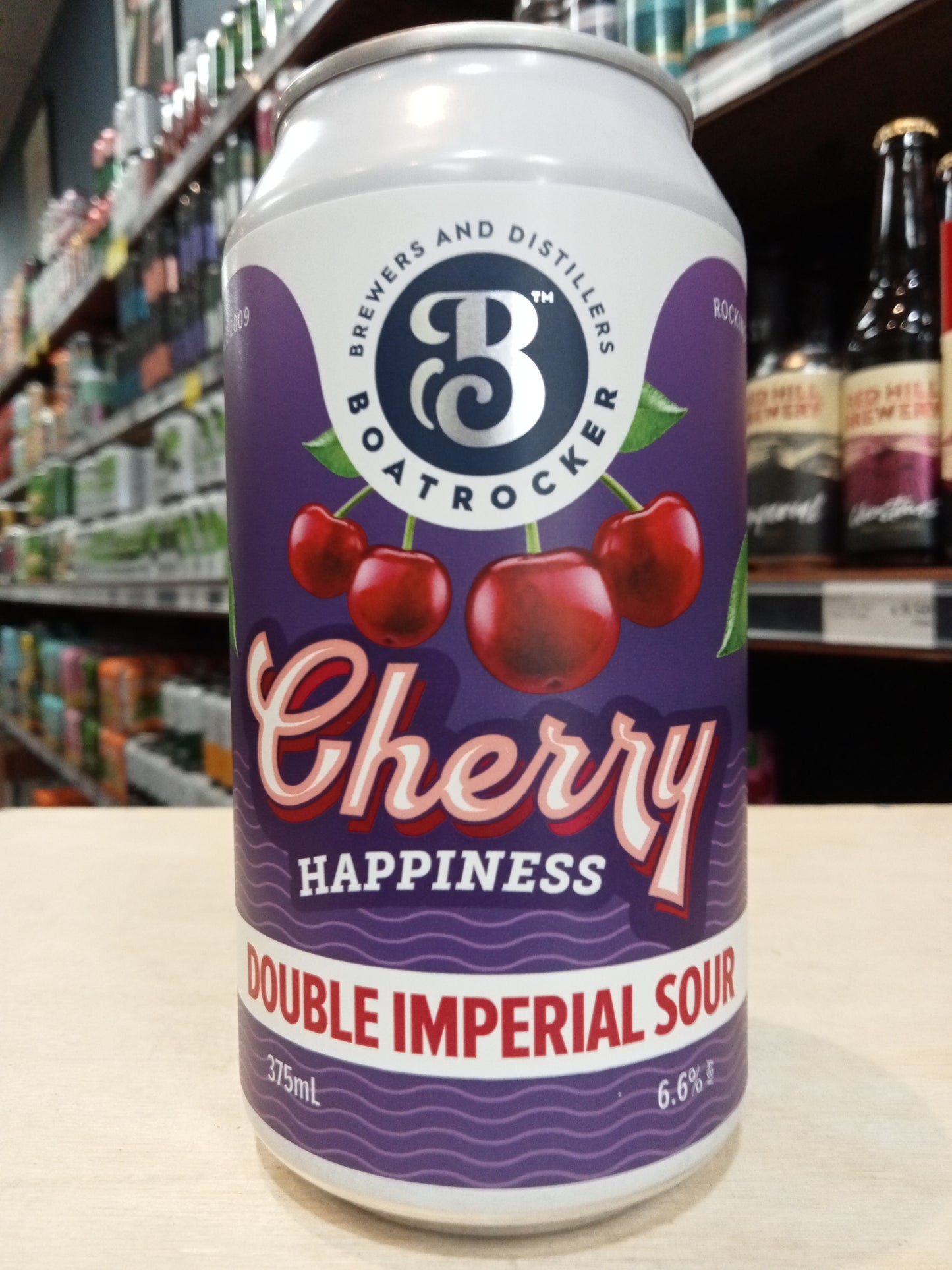 Boatrocker Cherry Happiness Double Imperial Sour 375ml Can