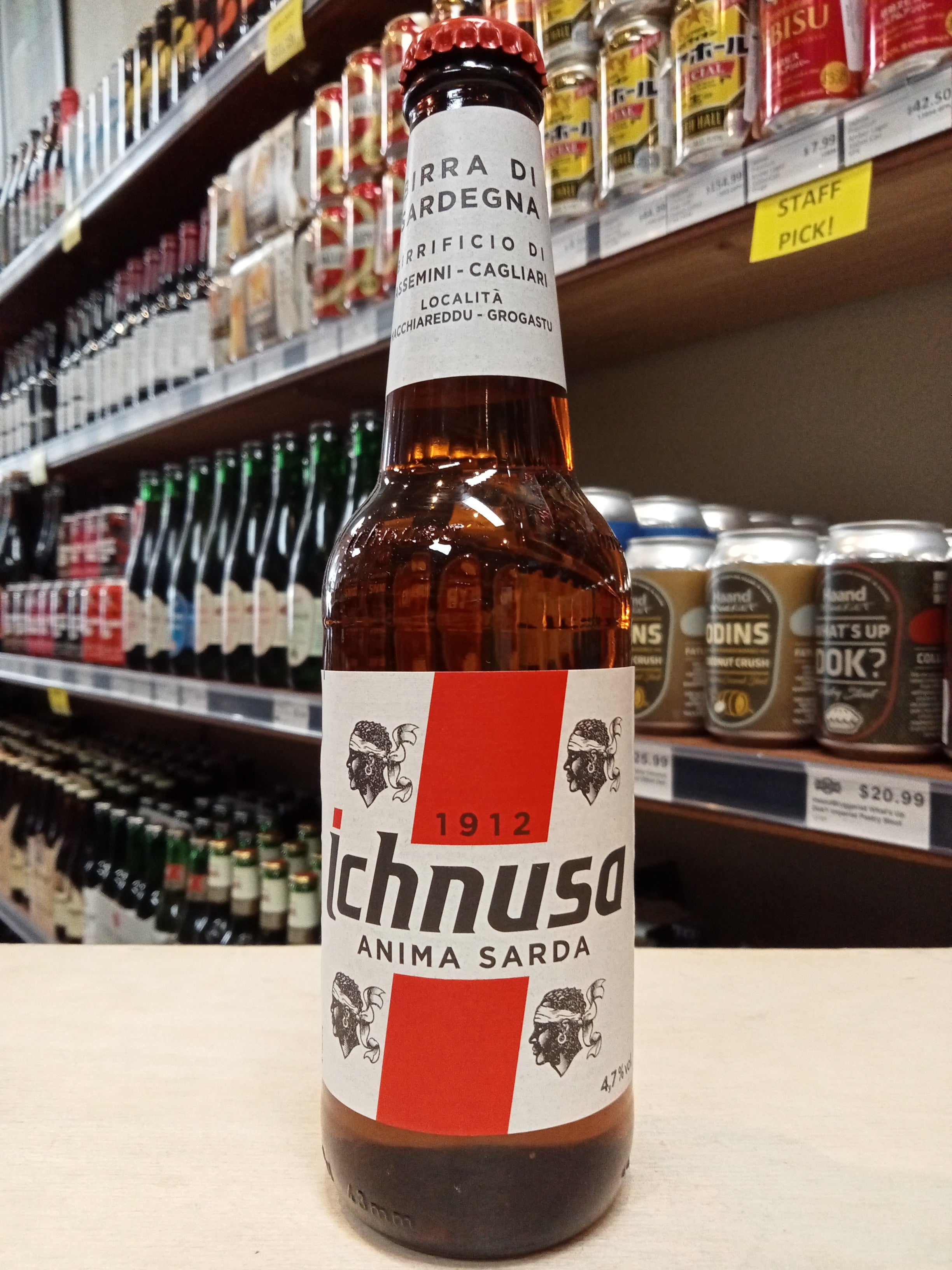 Ichnusa Classic Blonde Lager 330ml - Purvis Beer