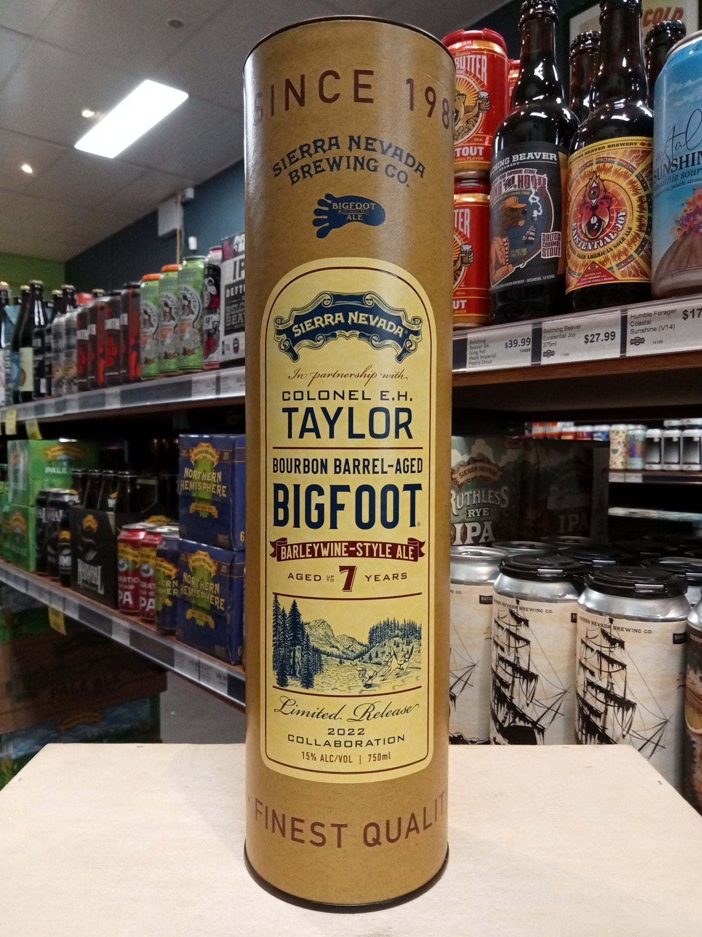 Sierra Nevada Colonel E.H. Taylor Bourbon Barrel-Aged Bigfoot (2022) 750ml (Limit 1 Per Customer)