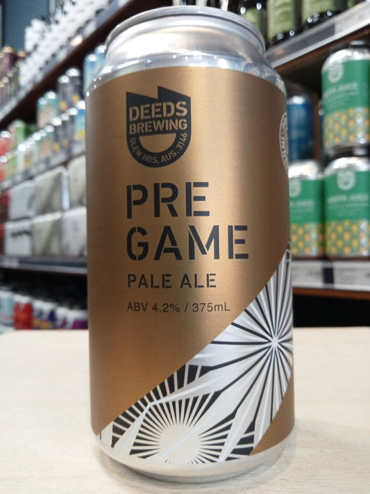 Deeds Pre Game Pale Ale 375ml Can