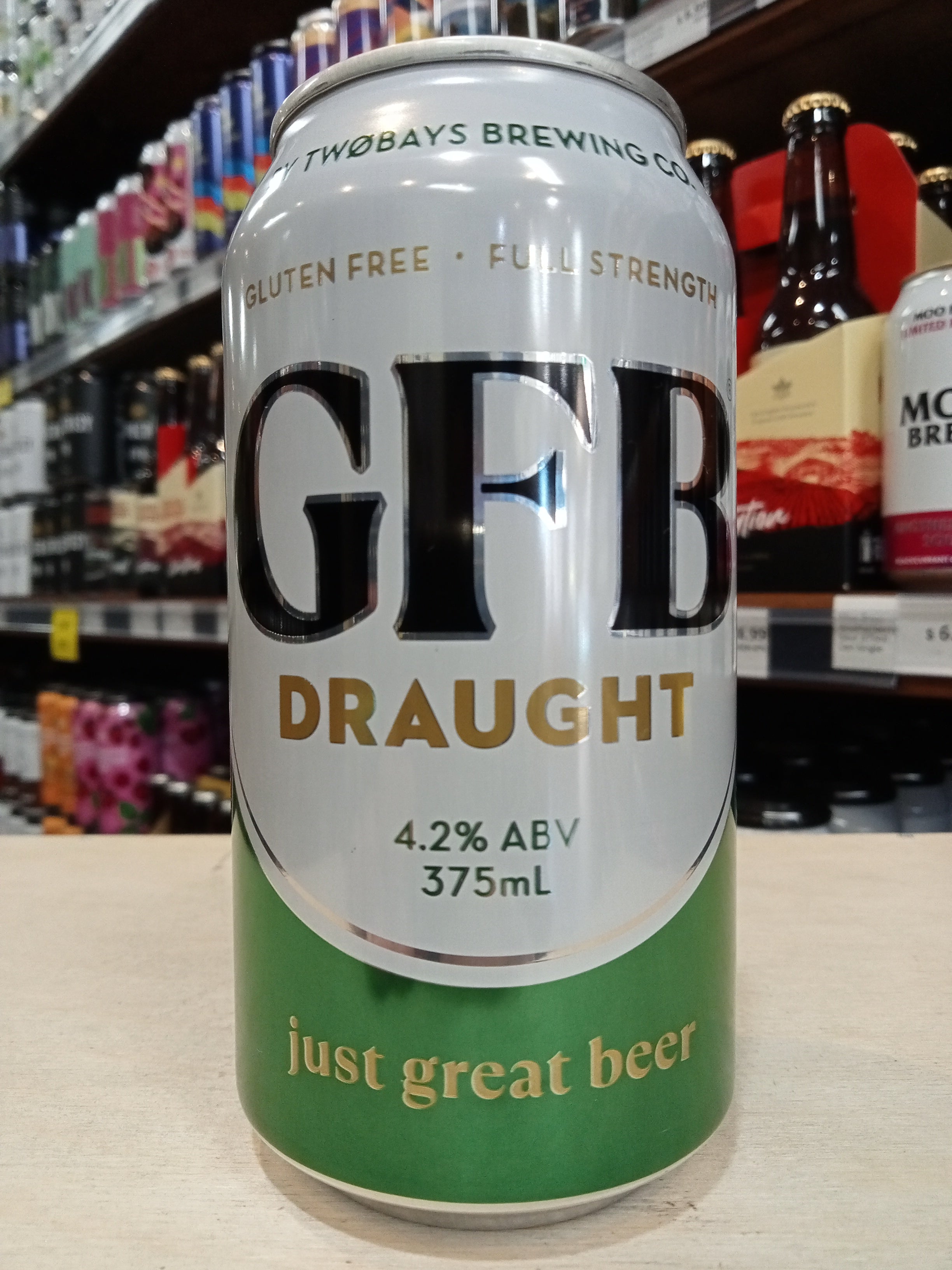 Two Bays GFB Draught 375ml Can - Purvis Beer