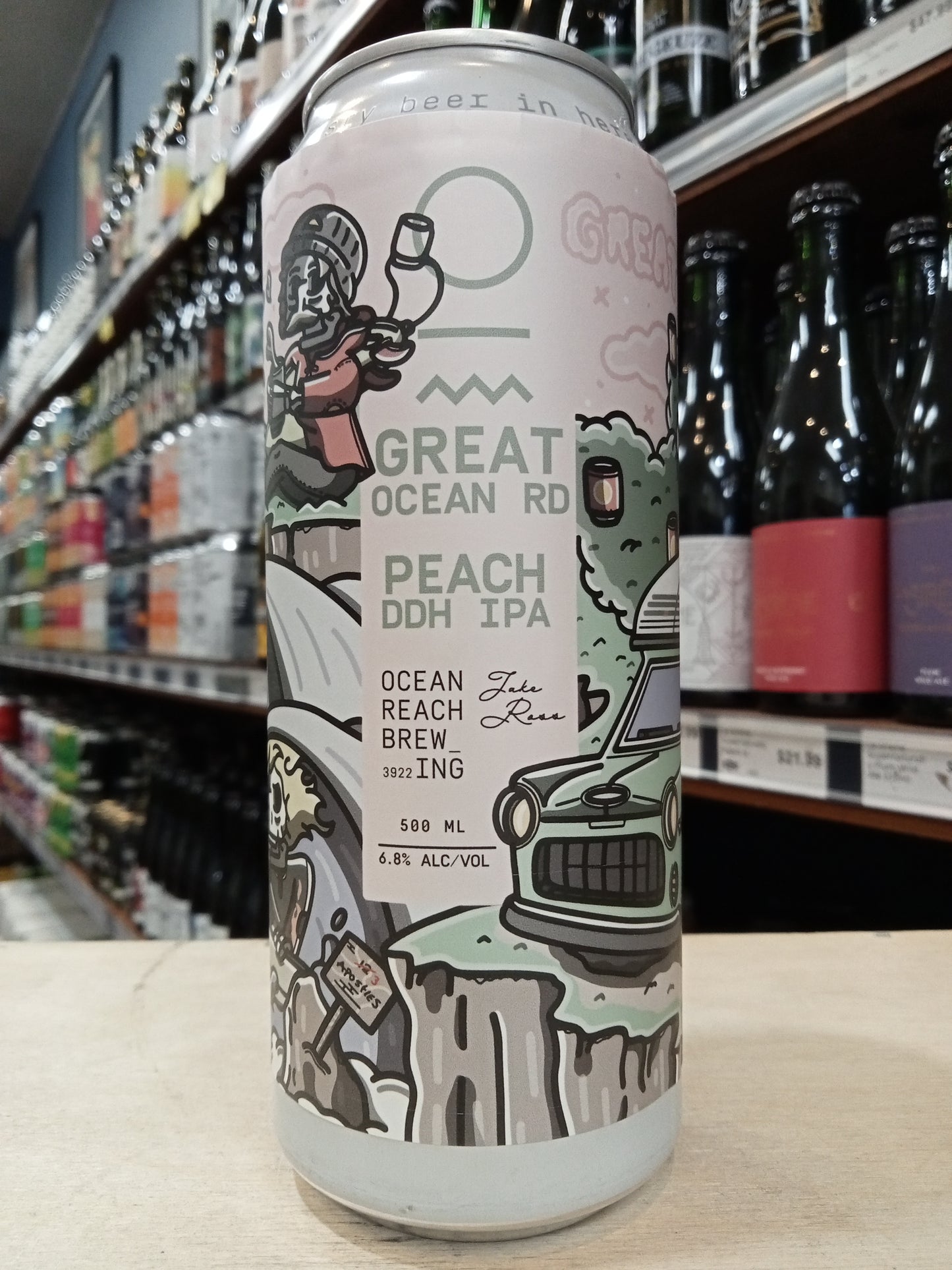 Ocean Reach Great Ocean Road Peach DDH IPA 500ml Can