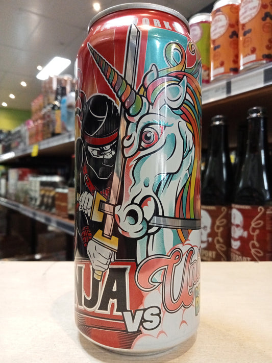 Pipeworks Ninja Vs Unicorn IIPA 473ml Can