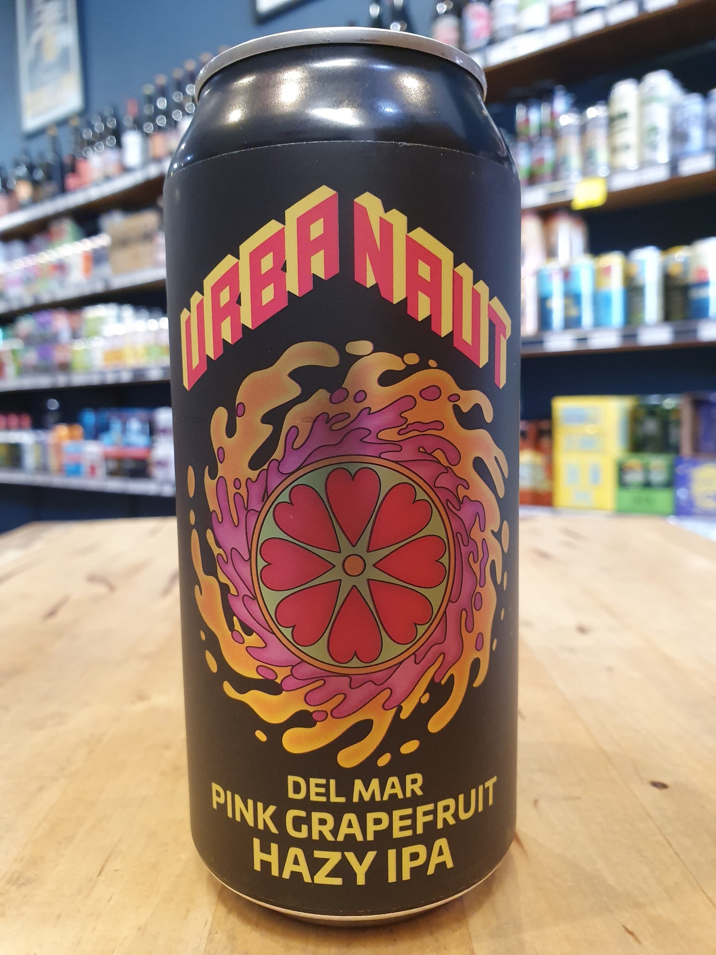 Urbanaut Del Mar Pink Grapefruit Hazy IPA 440ml Can