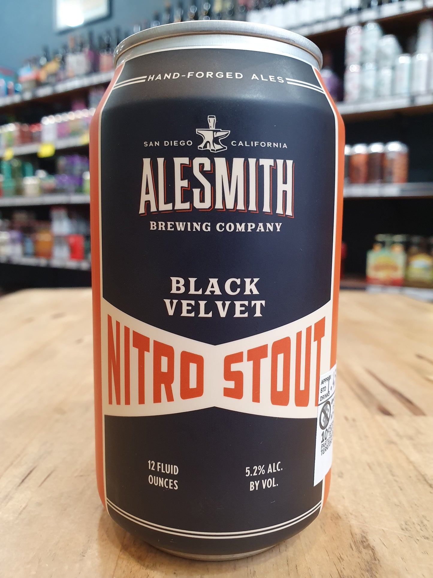 AleSmith Black Velvet Nitro Stout 355ml Can