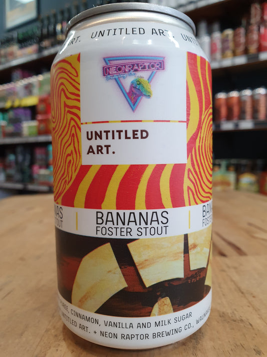 Untitled Art Bananas Foster Stout 355ml Can