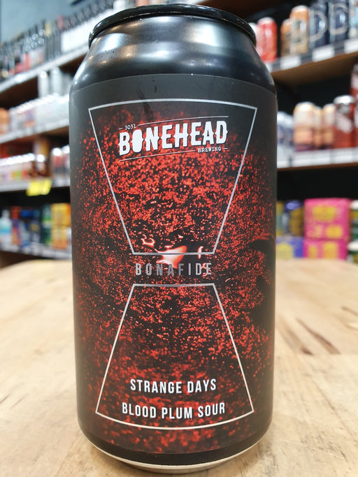 Bonehead Strange Days Blood Plum Sour 375ml Can