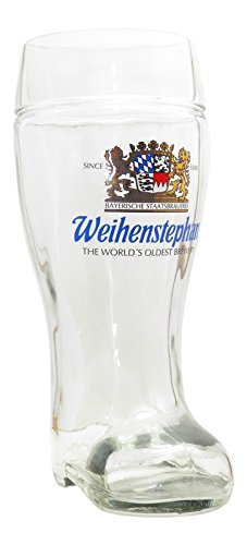 Weihenstephaner Glass Boot 1 Litre