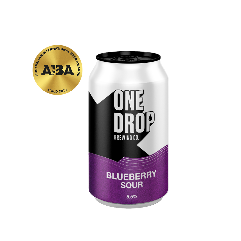 One Drop Blueberry Sour 355ml Can