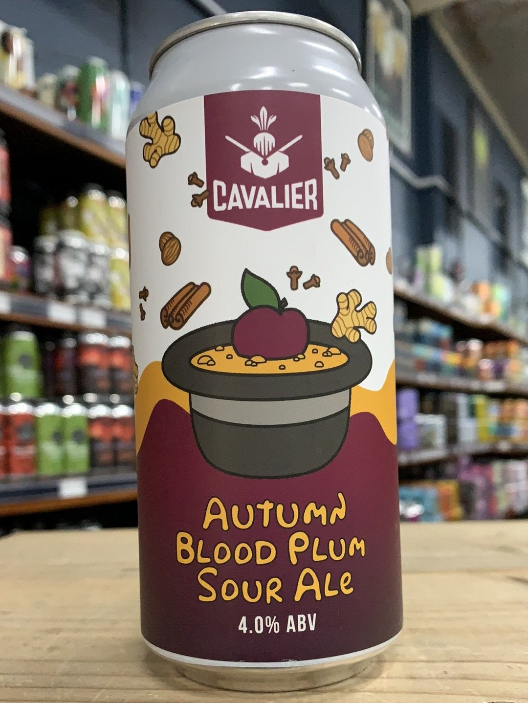 Cavalier Spiced Plum Sour Ale 440ml Can