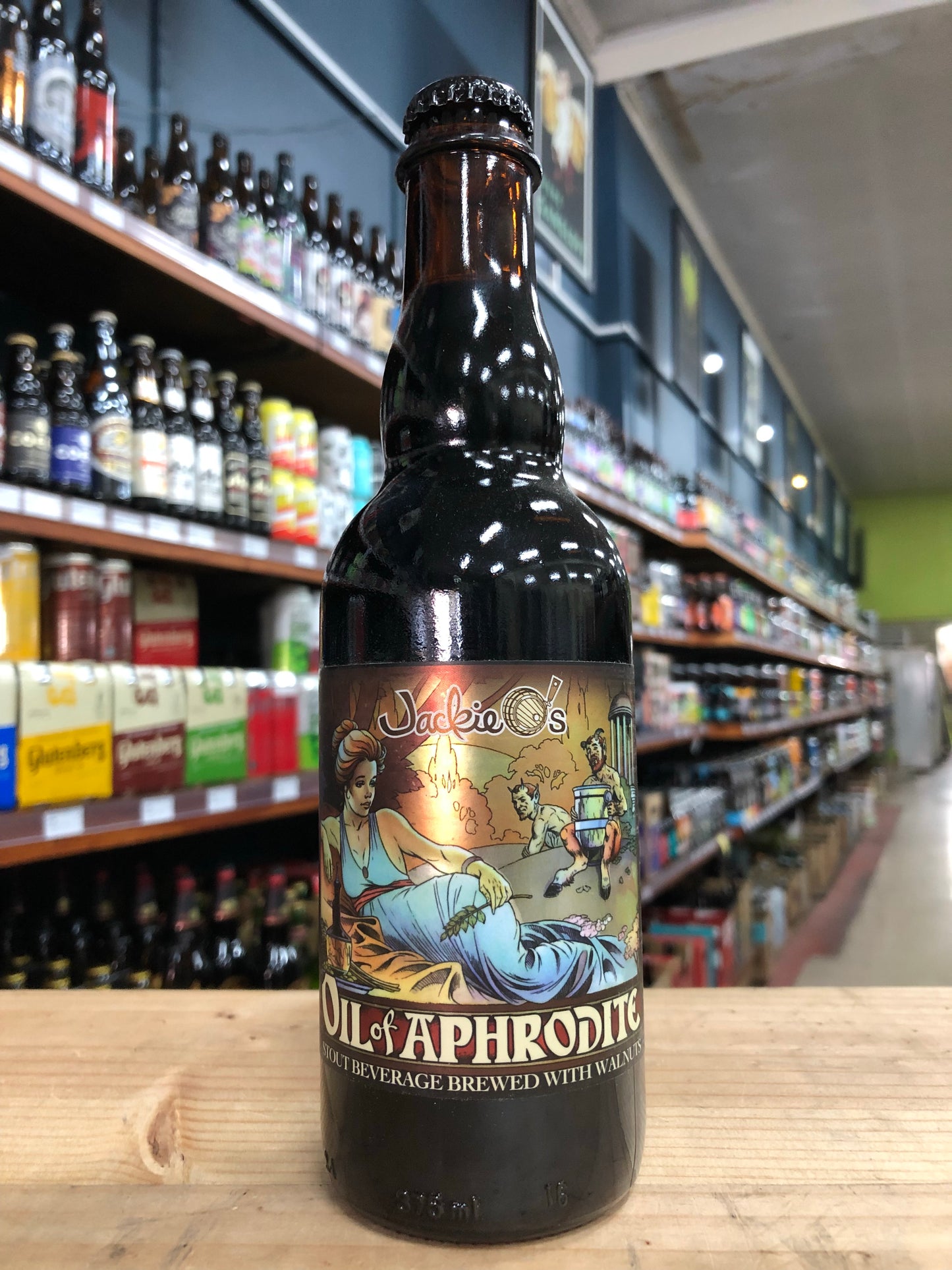 Jackie O’s Oil of Aphrodite Double Stout 375ml