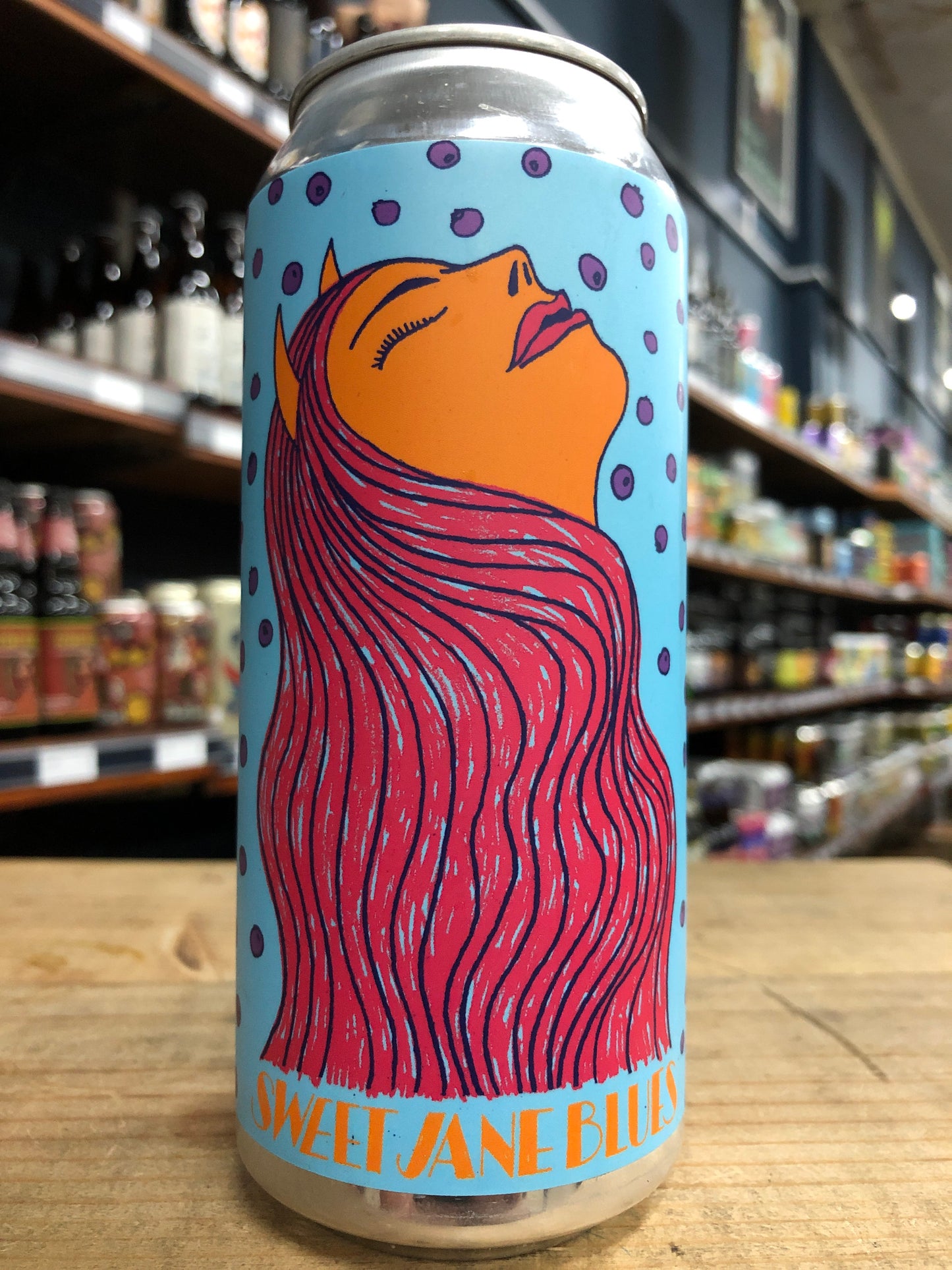 Fat Orange Cat Sweet Jane Blueberry 473ml Can