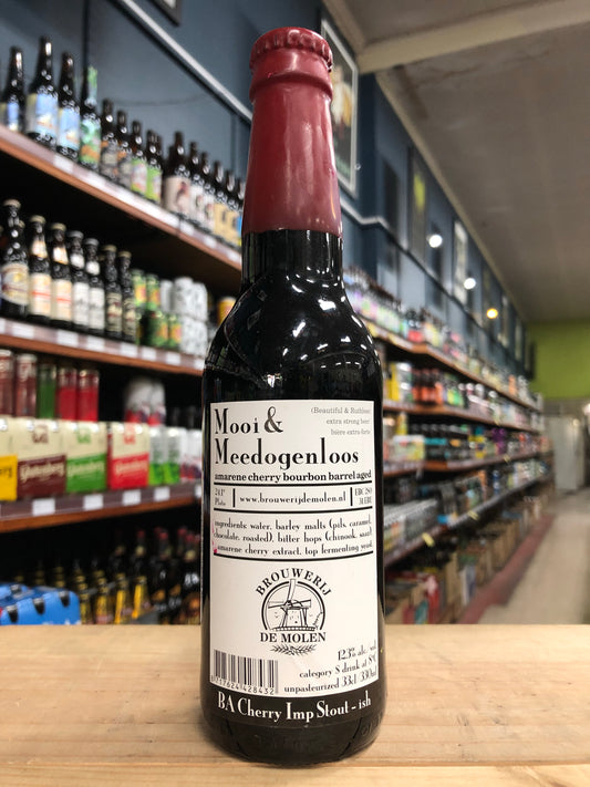 De Molen Mooi & Meedogenloos Bourbon BA Cherry Imperial Stout 330ml