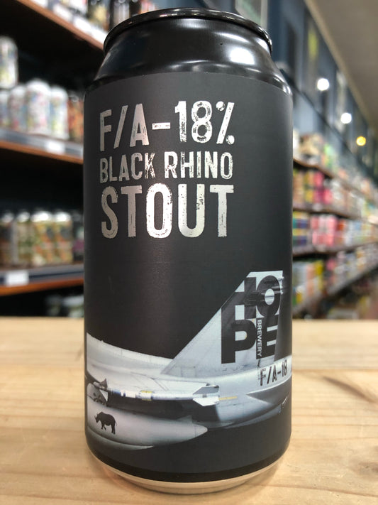 Hope F/A-18 Black Rhino Stout 375ml Can