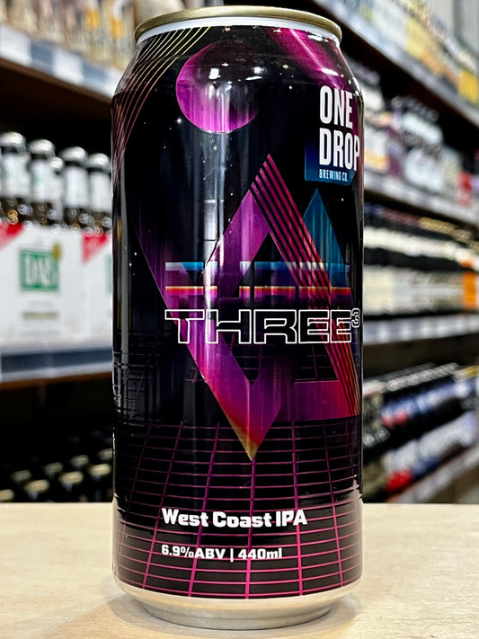 One Drop Three Cubed West Coast IPA 440ml Can