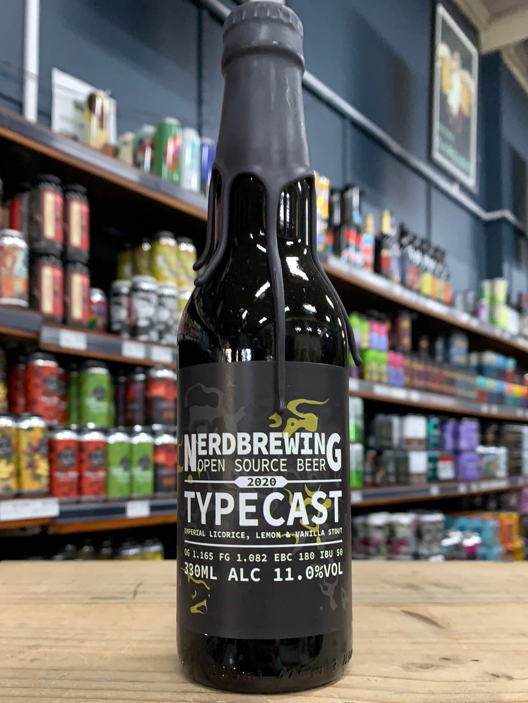 Nerdbrewing Typecast Imperial Liquorice, Lemon & Vanilla Stout 330ml