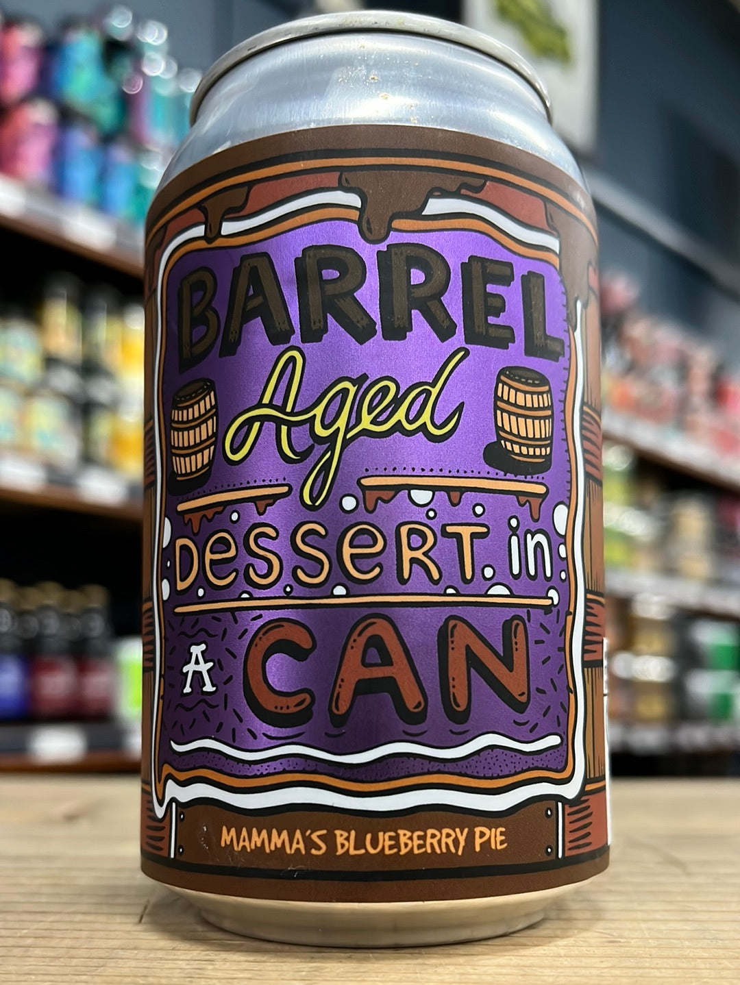 Amundsen Dessert In A Can Barrel Aged Mummas Blueberry Pie 330ml Can