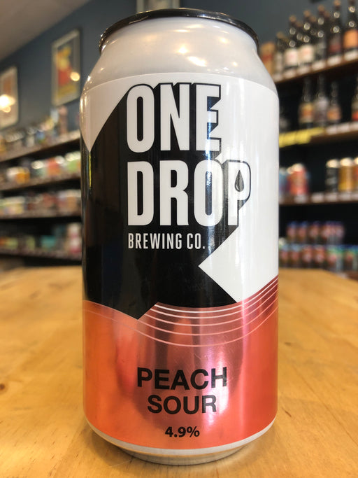 One Drop Peach Sour 375ml Can