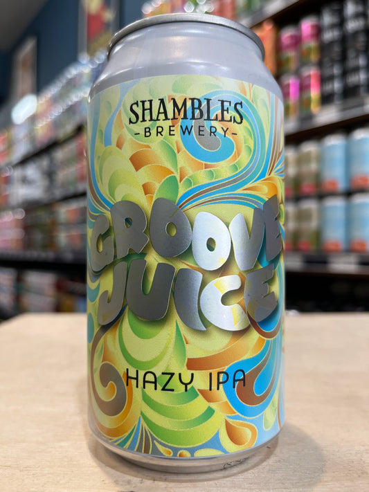 Shambles Groove Juice Hazy IPA 375ml Can