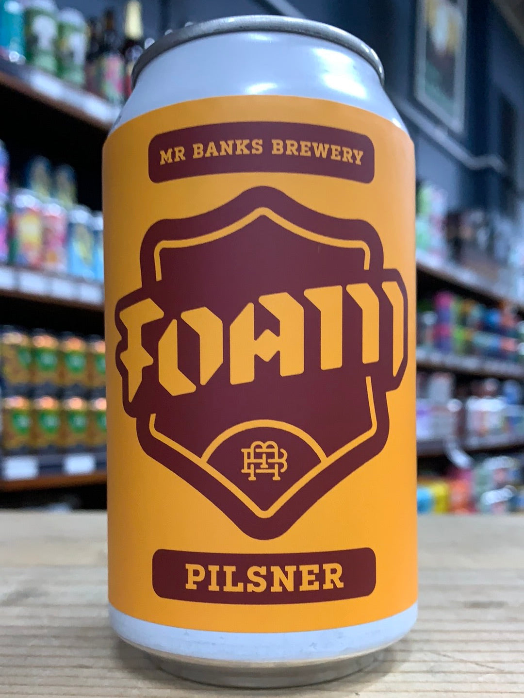 Mr Banks Foam Pilsner 355ml Can