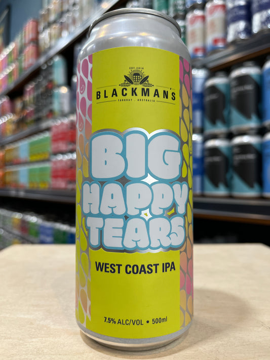 Blackman's Big Happy Tears West Coast IPA 500ml Can