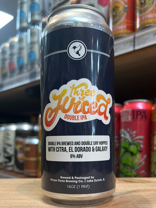 Phase Three Three Juiced Imperial Hazy IPA 473ml Can