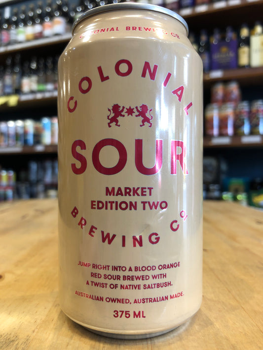 Colonial Market Sour Edition 2 - Blood Orange & Saltbush 375ml Can