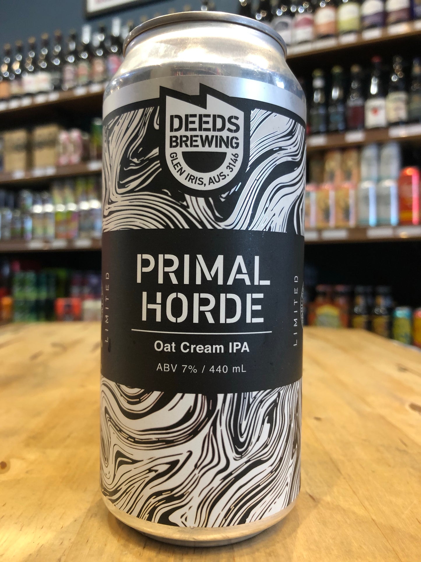 Deeds Primal Horde Oat Cream IPA 440ml Can