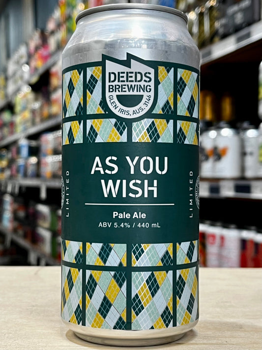 Deeds As You Wish Pale Ale 440ml Can