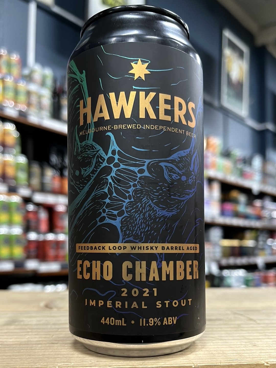 Hawkers Echo Chamber 2021 Whisky BA Imperial Stout 440ml Can