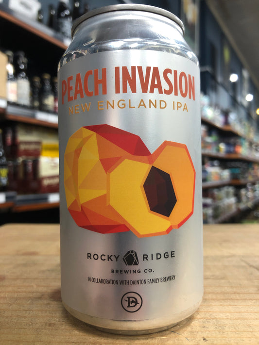 Rocky Ridge Peach Invasion NEIPA 375ml Can