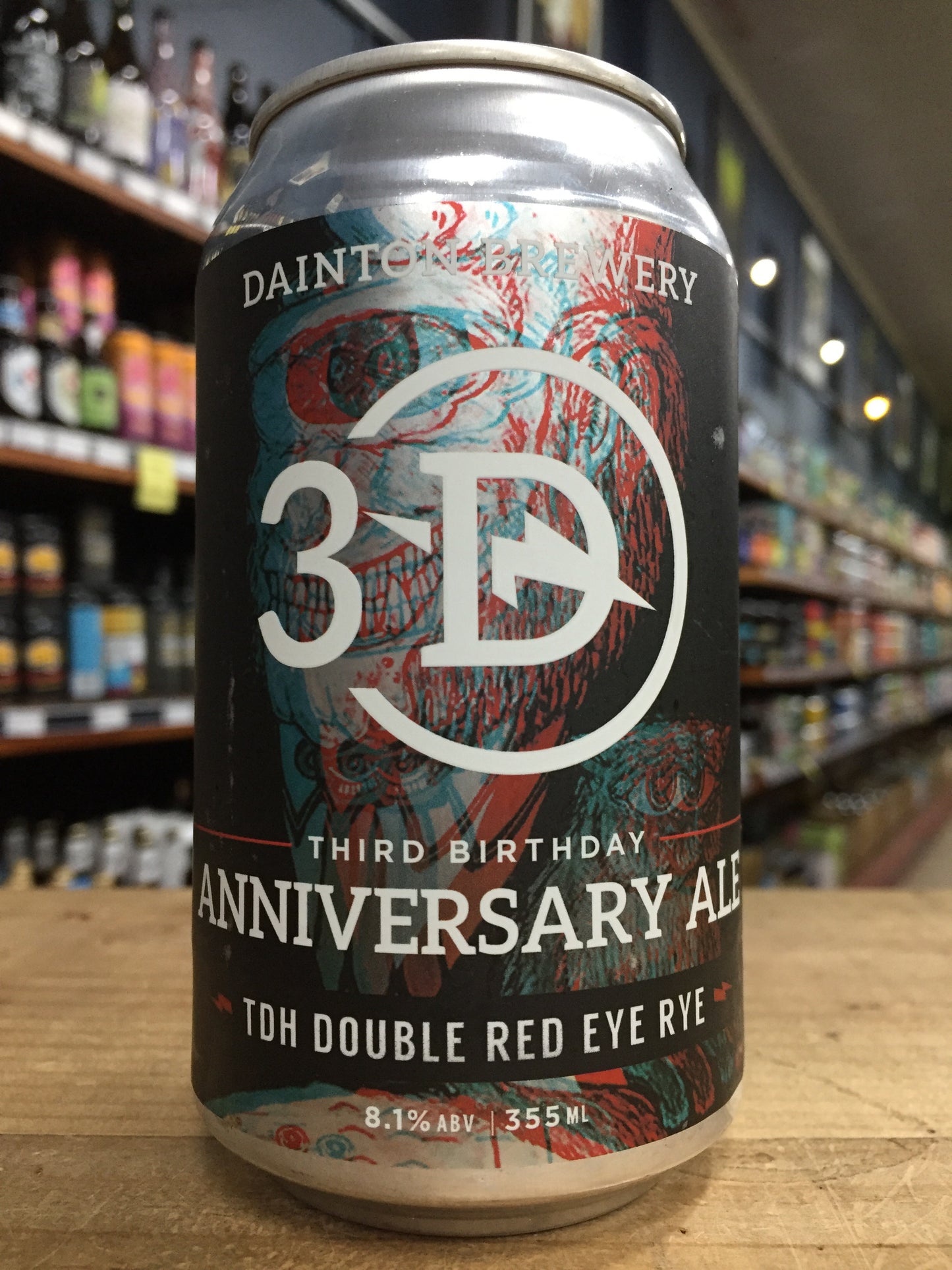 Dainton Anniversary Ale Triple Dry Hopped Double Red Eye Rye 355ml Can