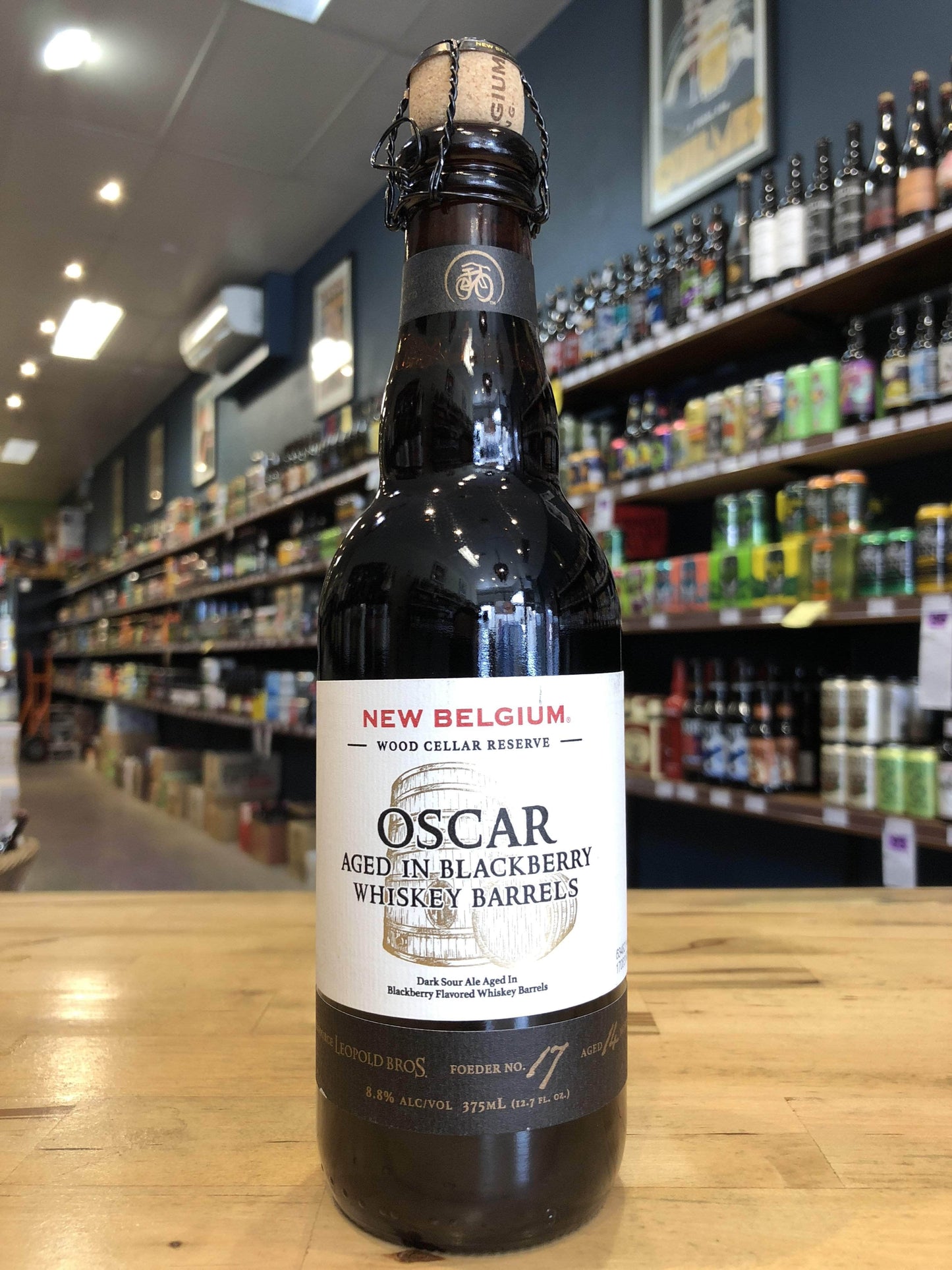 New Belgium Oscar Aged in Blackberry Whiskey Barrels 375ml