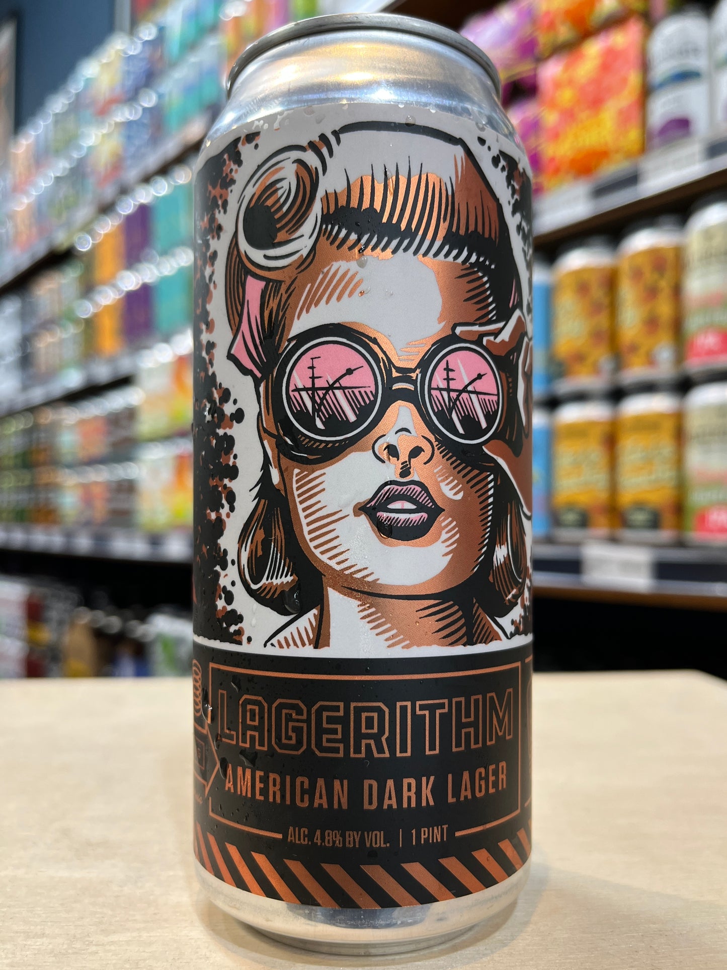 Bottle Logic Lagerithm Dark Lager 473ml Can