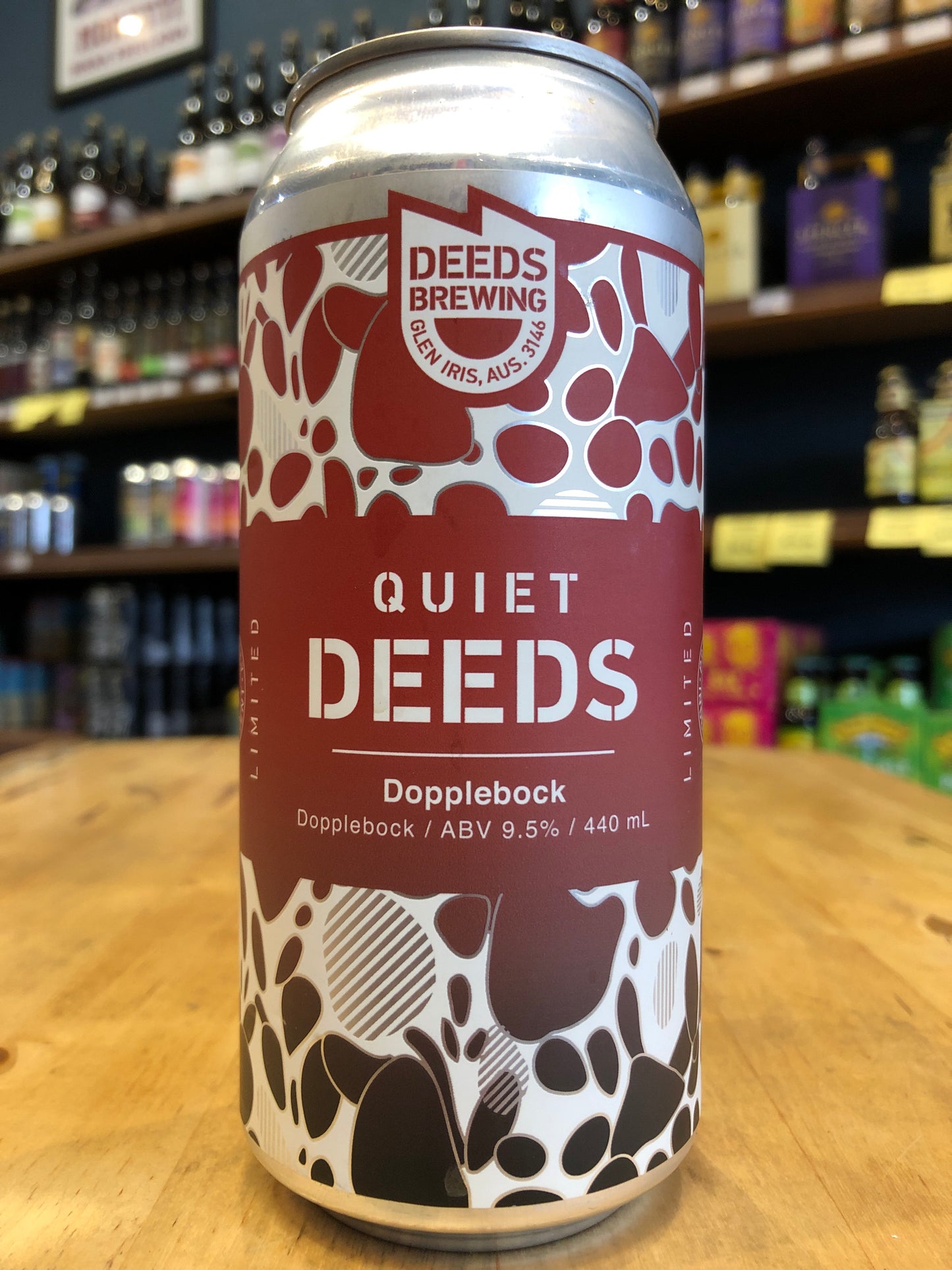 Quiet Deeds Dopplebock 440ml Can