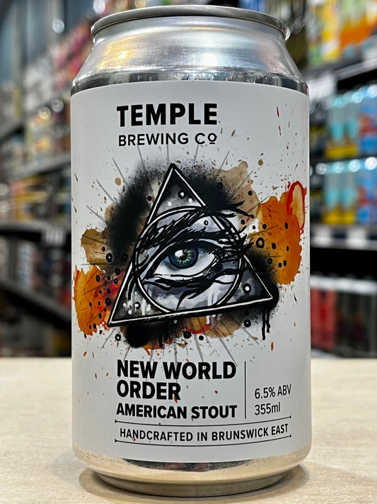 Temple New World Order Stout 355ml Can