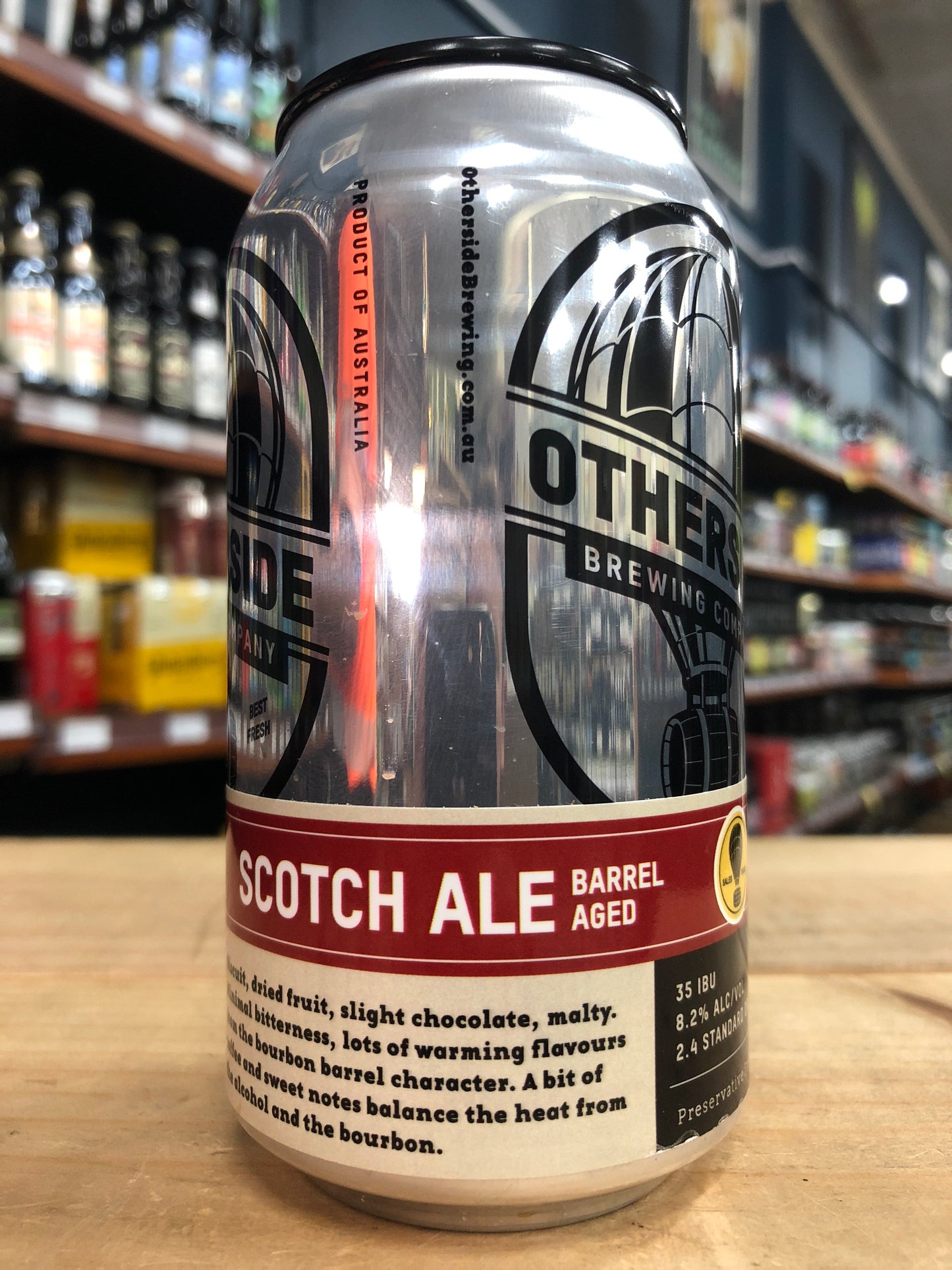 Otherside Scotch Ale Barrel Aged 375ml Can