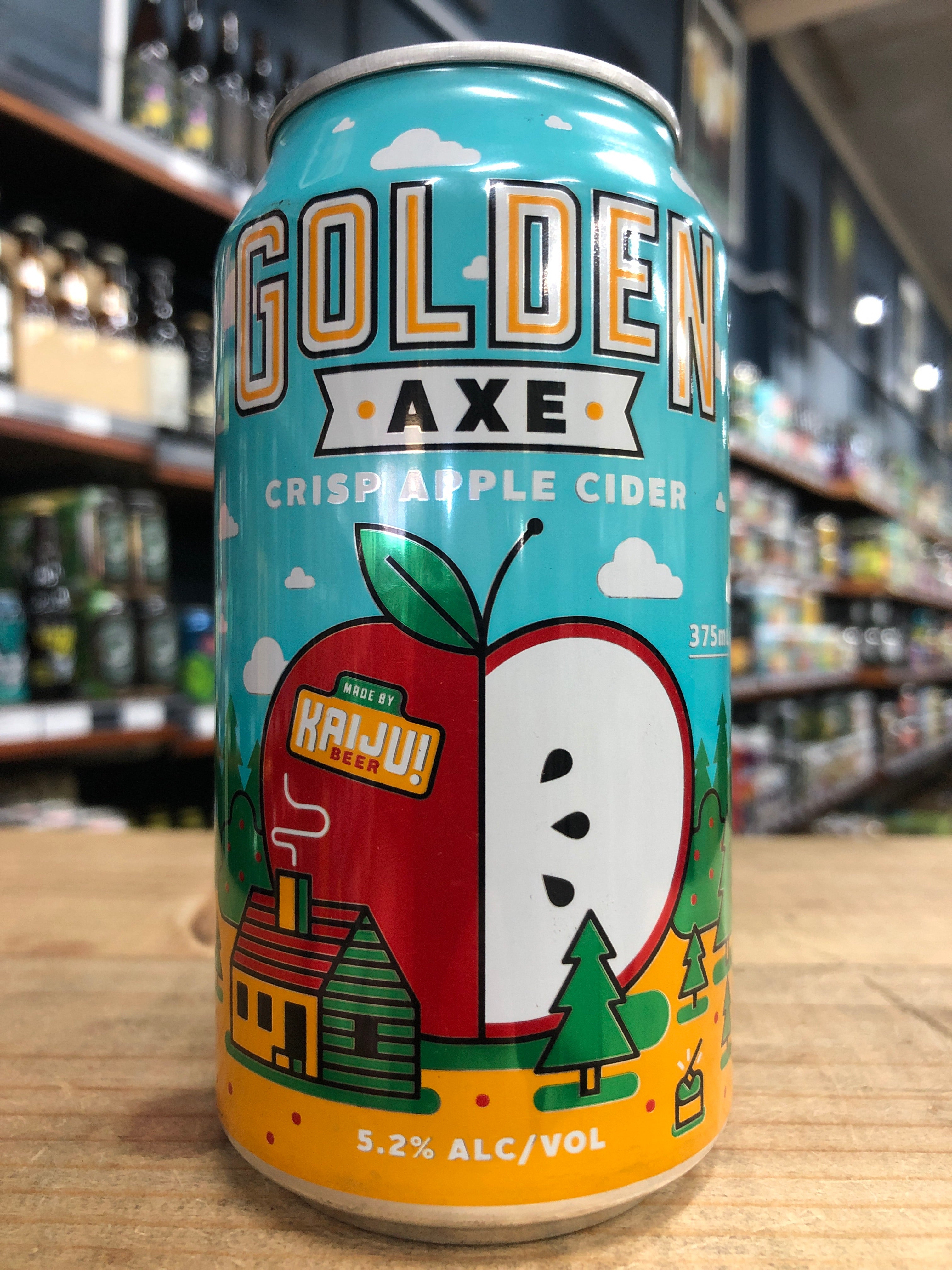 Golden Axe Apple Cider 375ml Can - Purvis Beer