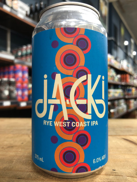 Hawkers Jacki Rye West Coast IPA 375ml Can