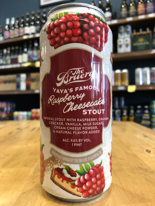 The Bruery YaYa's Famous Raspberry Cheesecake Stout 473ml Can