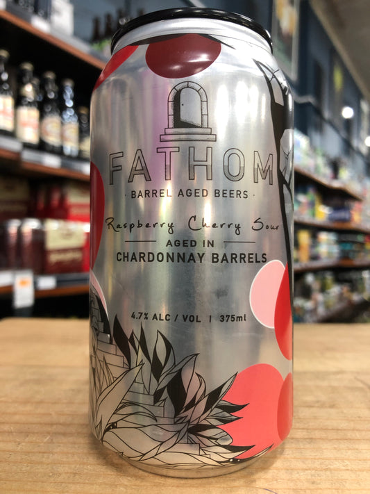 Green Beacon Fathom - Raspberry Cherry Sour 375ml Can