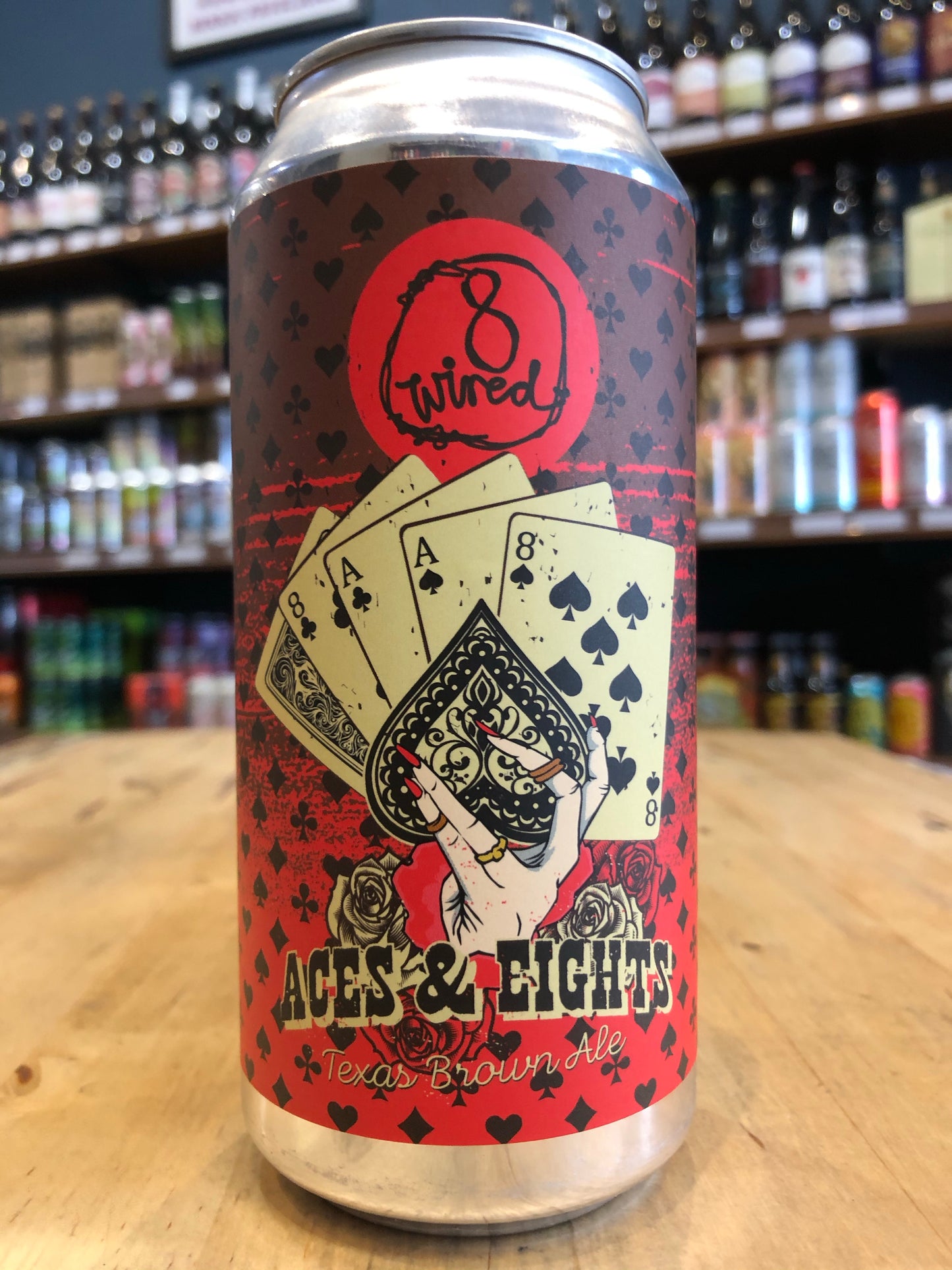 8 Wired Aces & Eights Texas Brown Ale 440ml Can