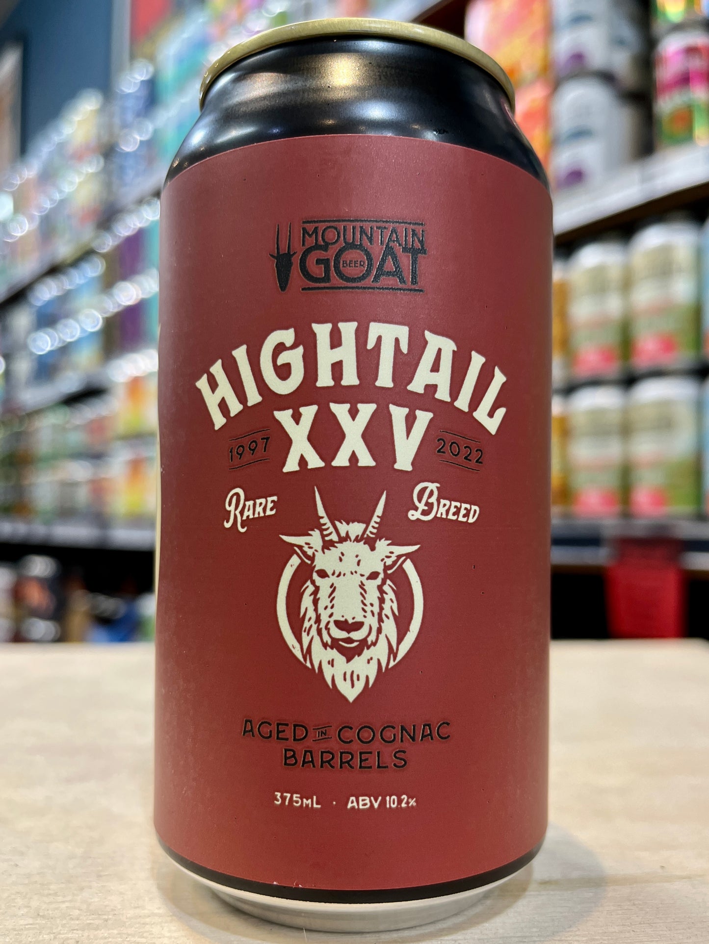 Mountain Goat Rare Breed Hightail XXV BA Red Ale 375ml Can