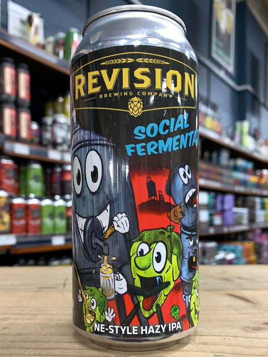 Revision Social Fermentation Hazy IPA 473ml Can