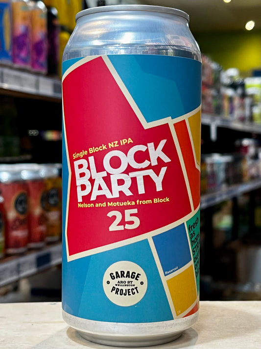 Garage Project Block Party 25 Single Block NZ IPA 440ml Can