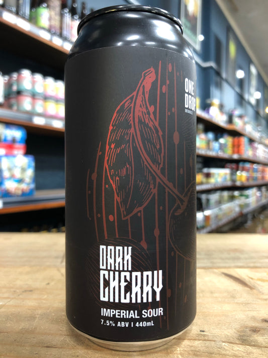 One Drop Dark Cherry Imperial Sour 440ml Can