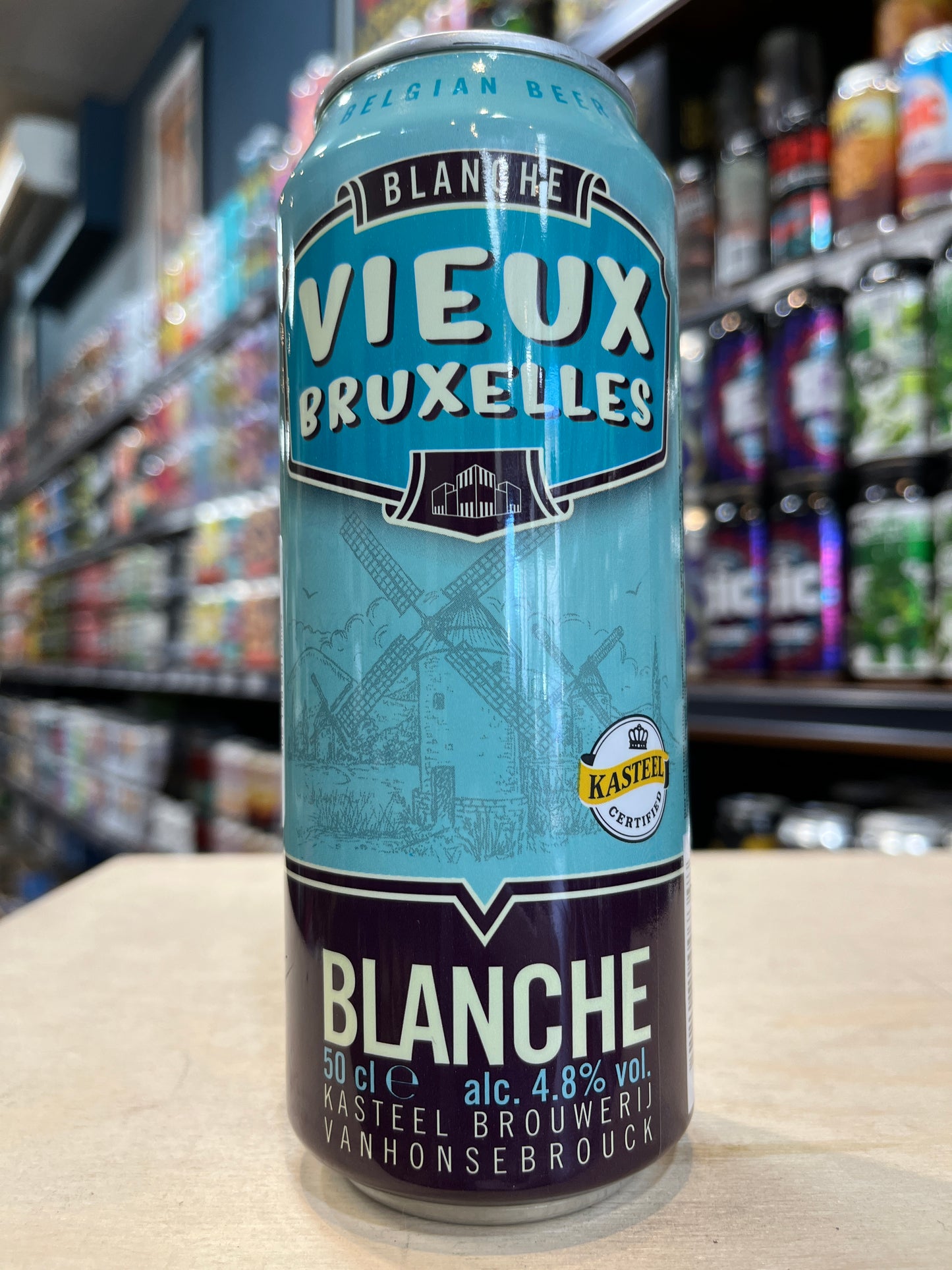 Kasteel Vieux Bruxelles Blanche Witbier Wheat Beer 500ml Can