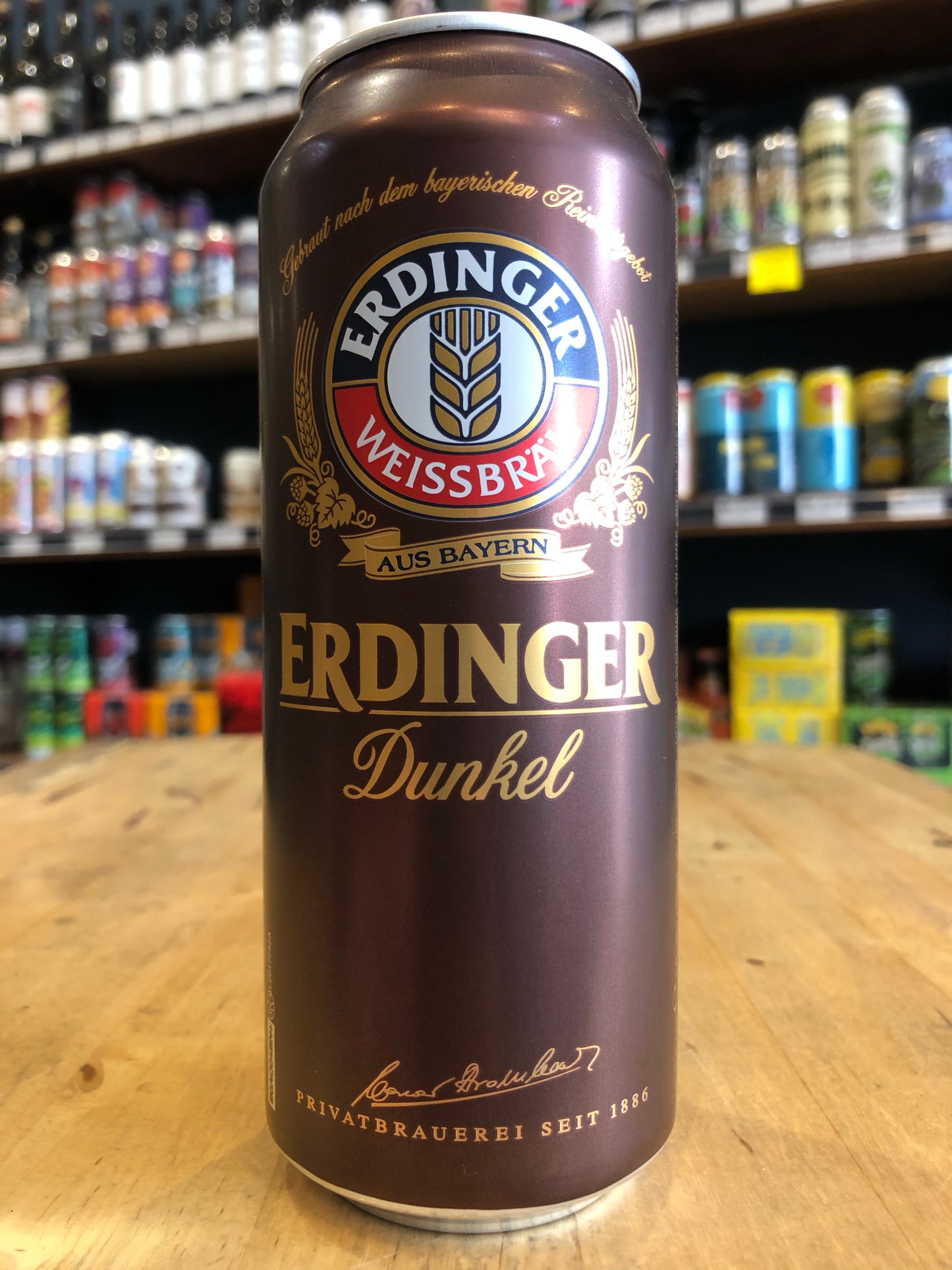 Erdinger Weissbier Dunkel 500ml Can